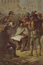 Garibaldi and the peasant guides